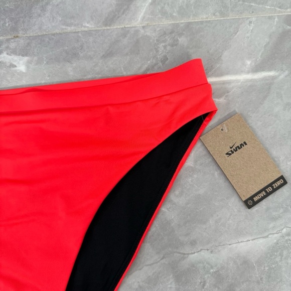 Women’s Nike Swim High Waisted Bikini Swimsuit Bottoms XL - Picture 3 of 16